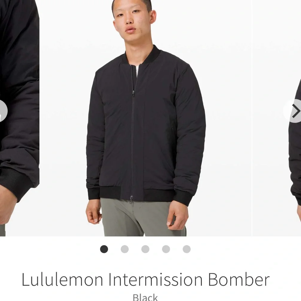 Lululemon Black Bomber XL - Picture 1 of 8